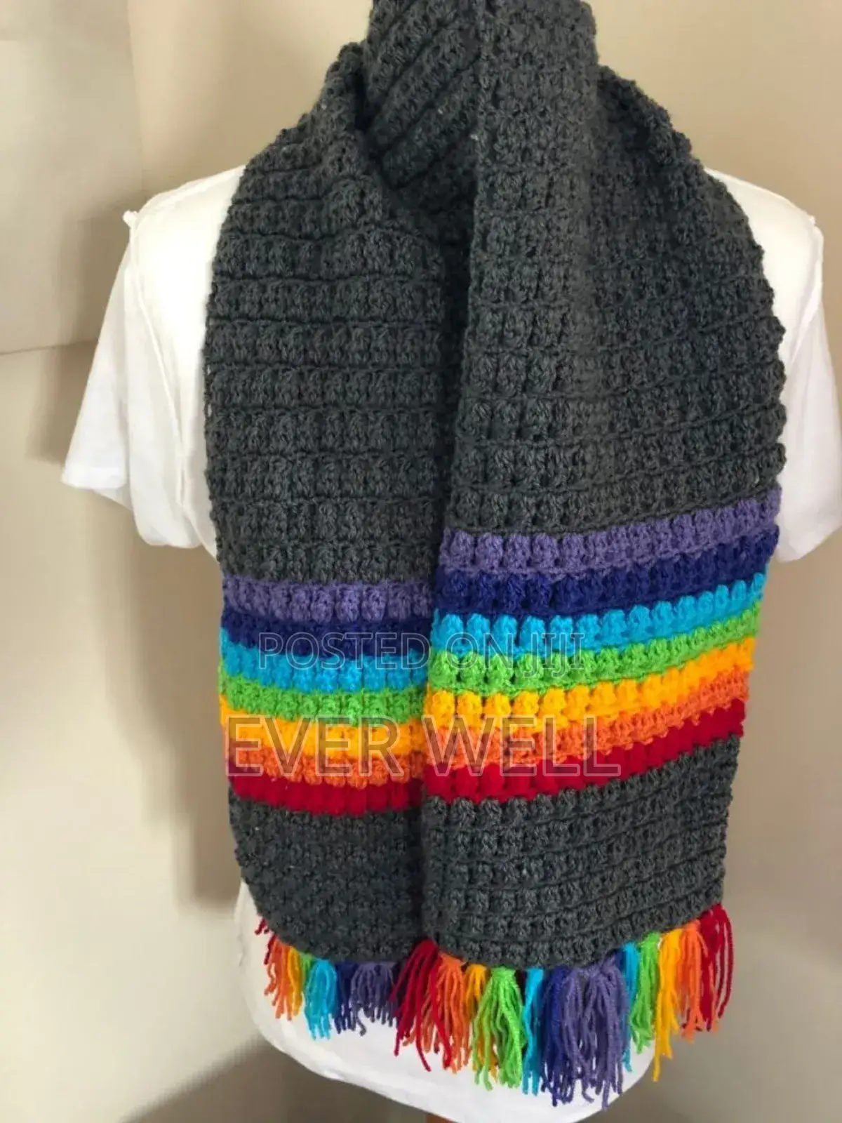 Trendy Crotchet Scarf