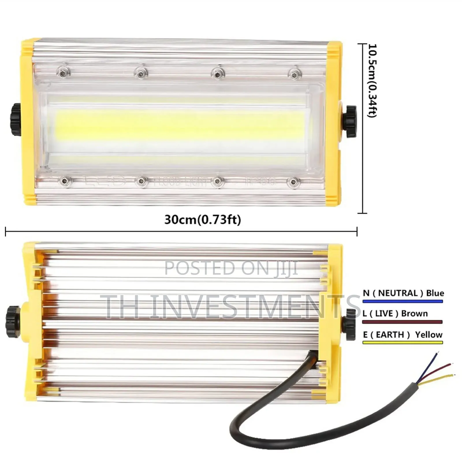50W Floodlight Outdoor Waterproof Spotlight Construction
