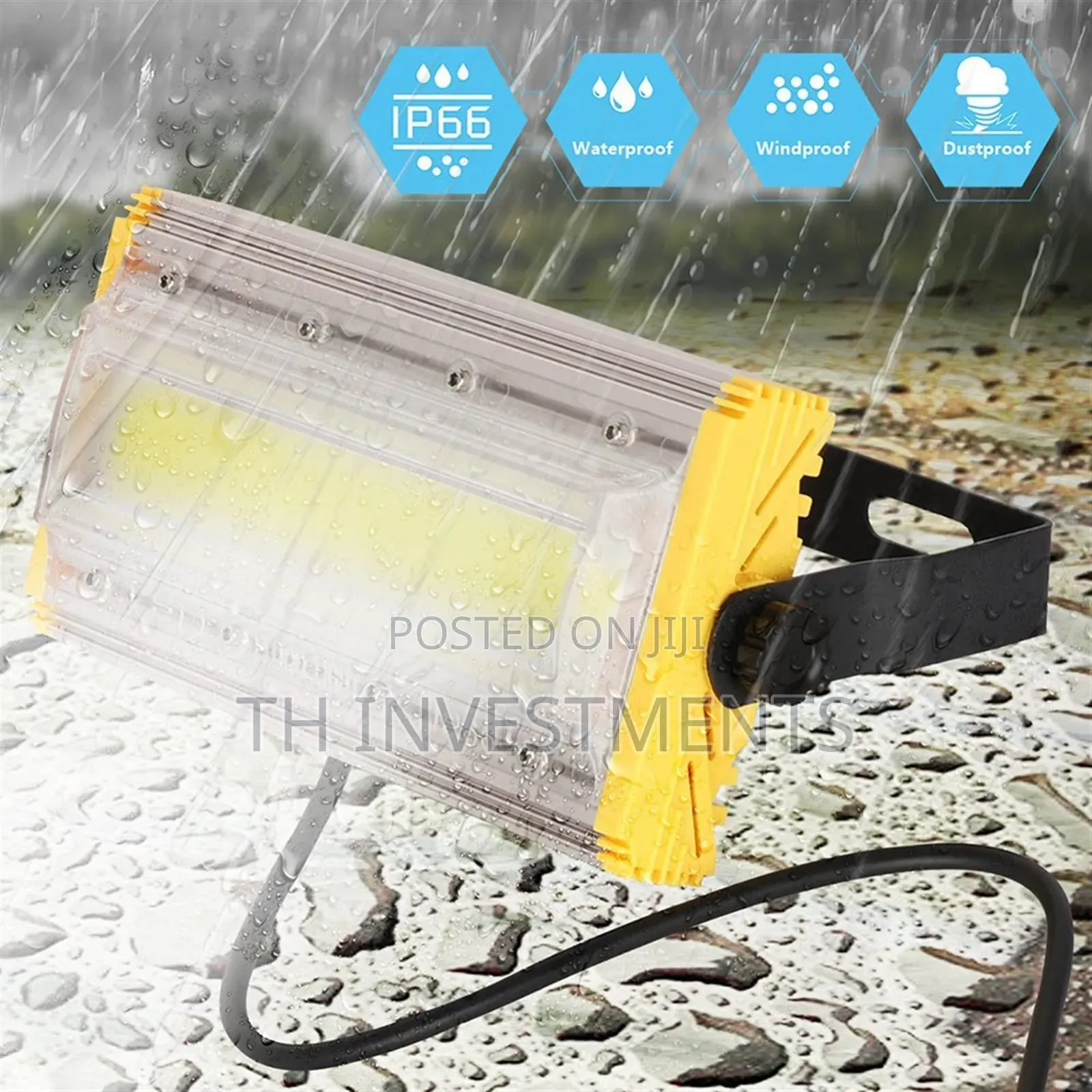 50W Floodlight Outdoor Waterproof Spotlight Construction