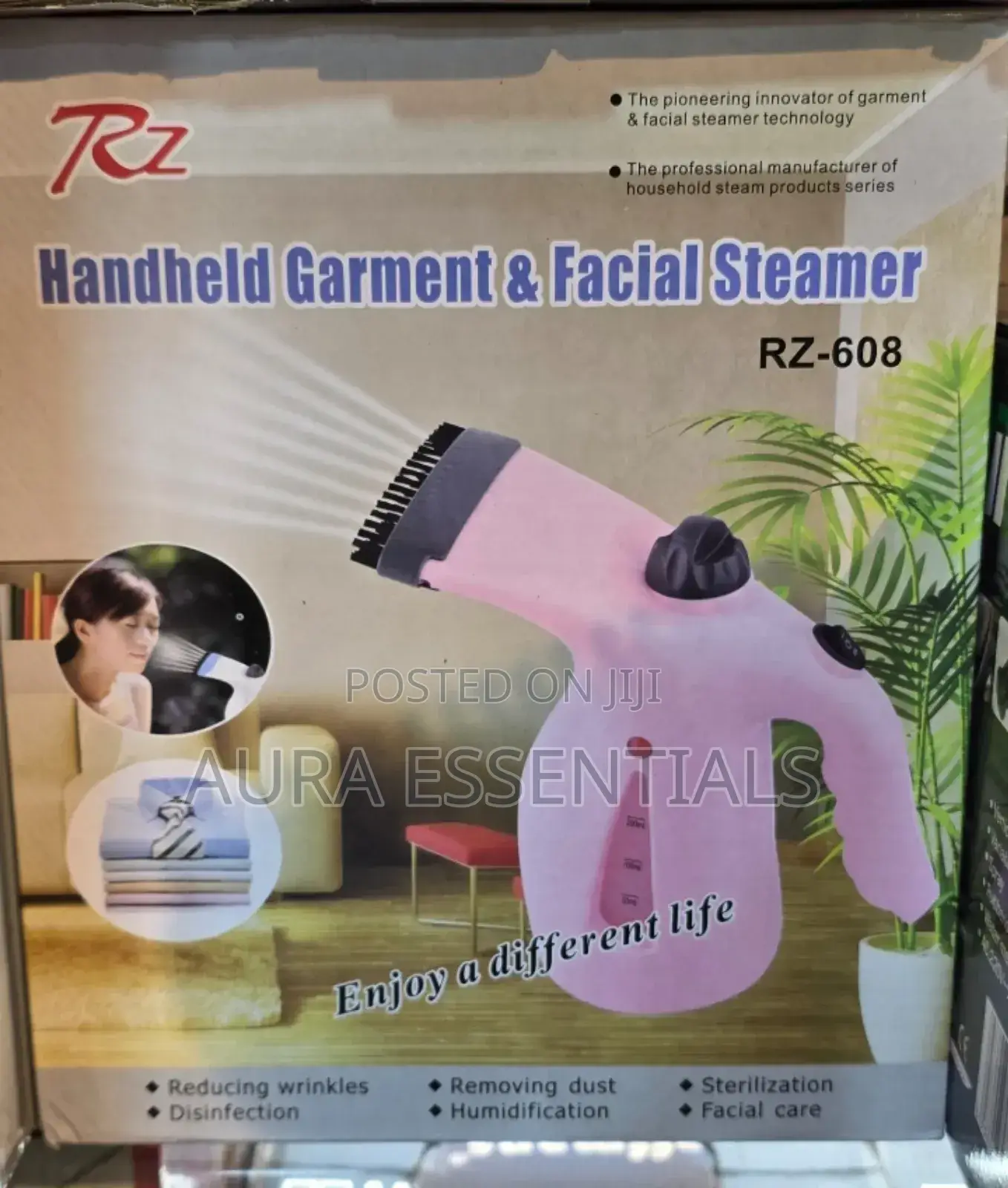 2 in 1 RZ Handheld Garment and Facial Steamer