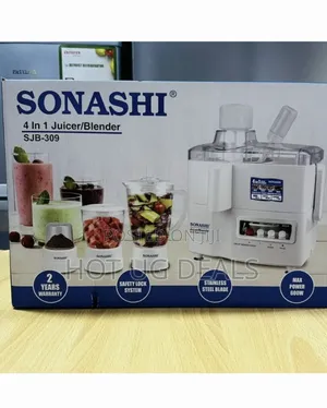Sonashi 4 In1 Juicer Blender 600w | Sjb-309