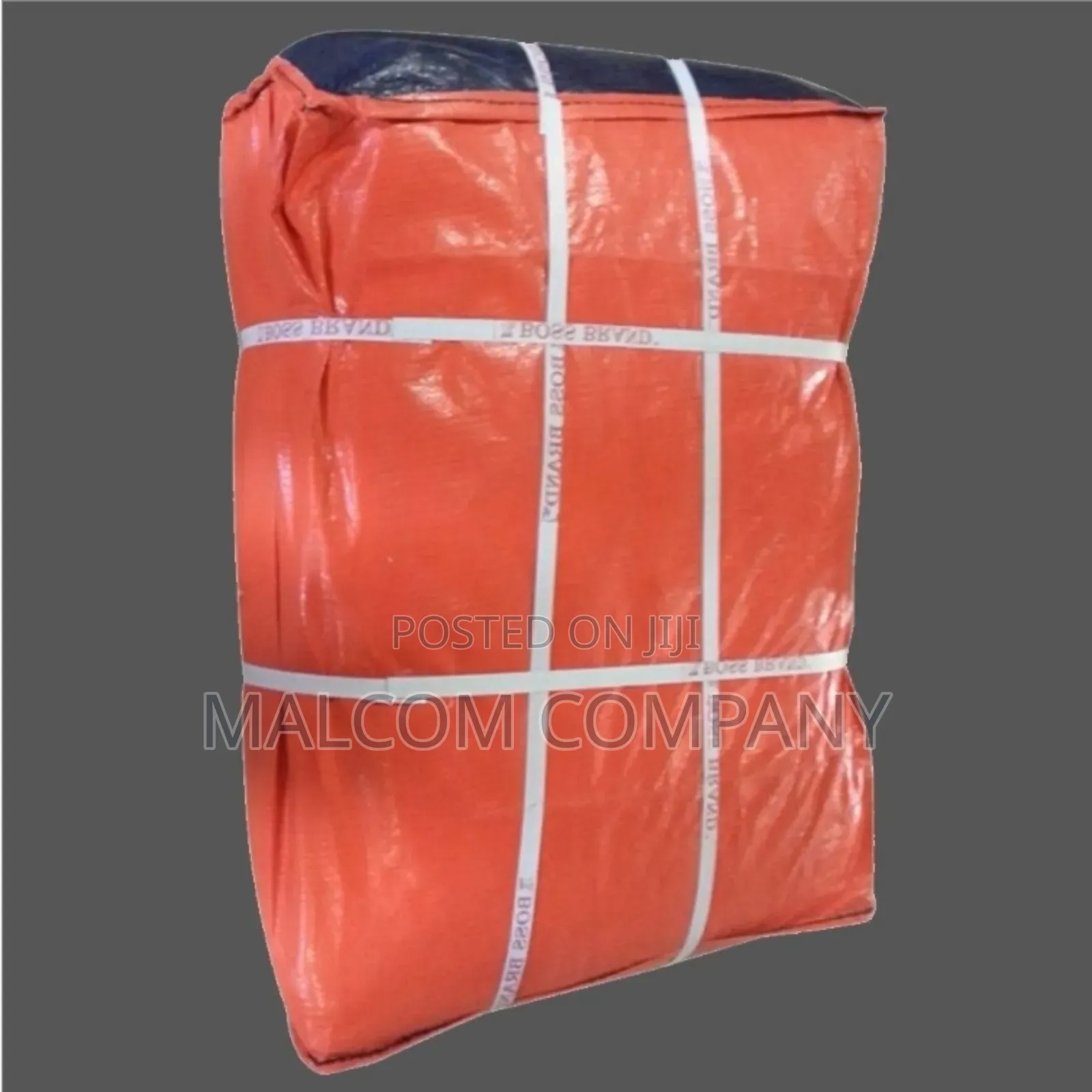 A Bundle of Orange Tarpaulins 3pcs Size 30by30ft.