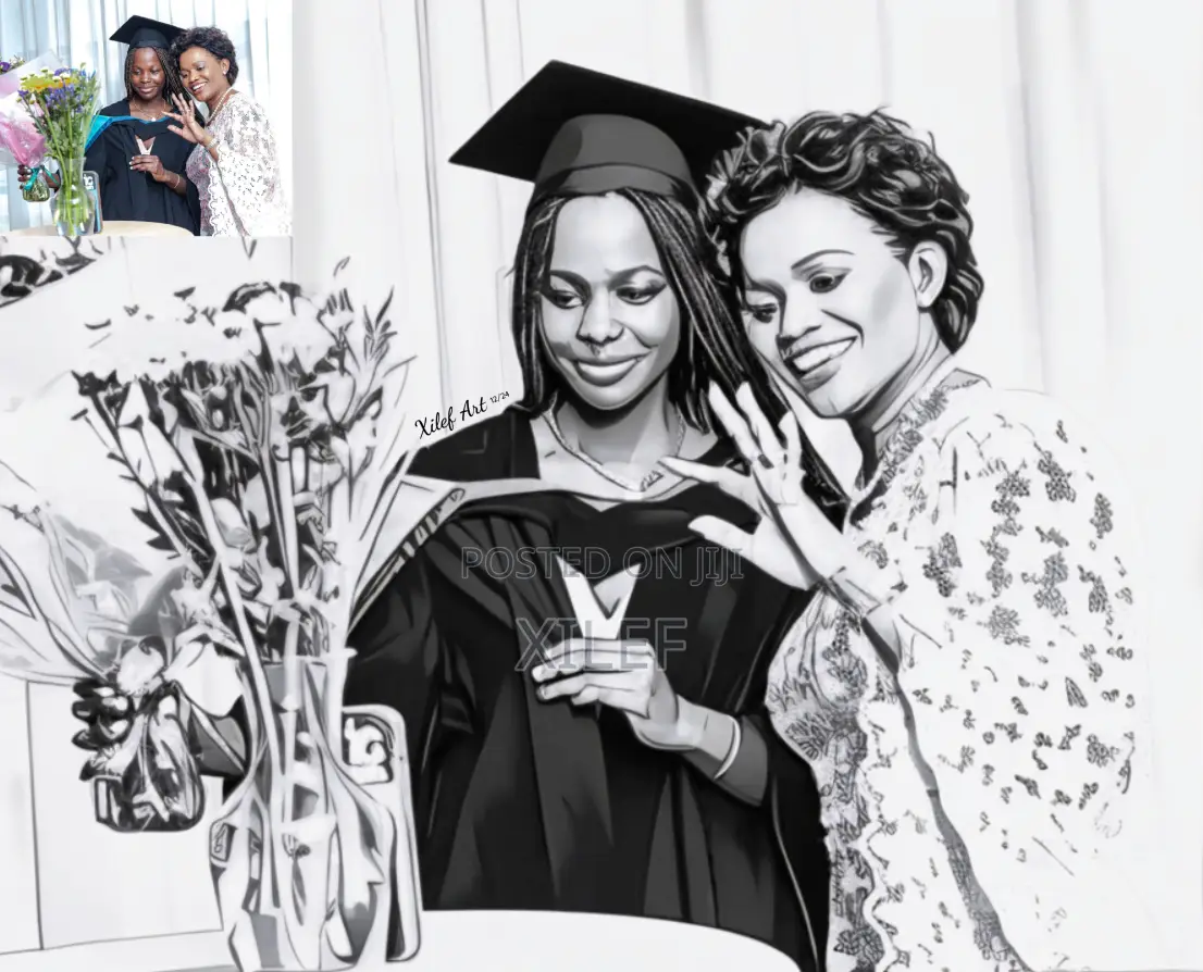 Unique Graduation Gift Idea (Perfect Wall Art Portrait)