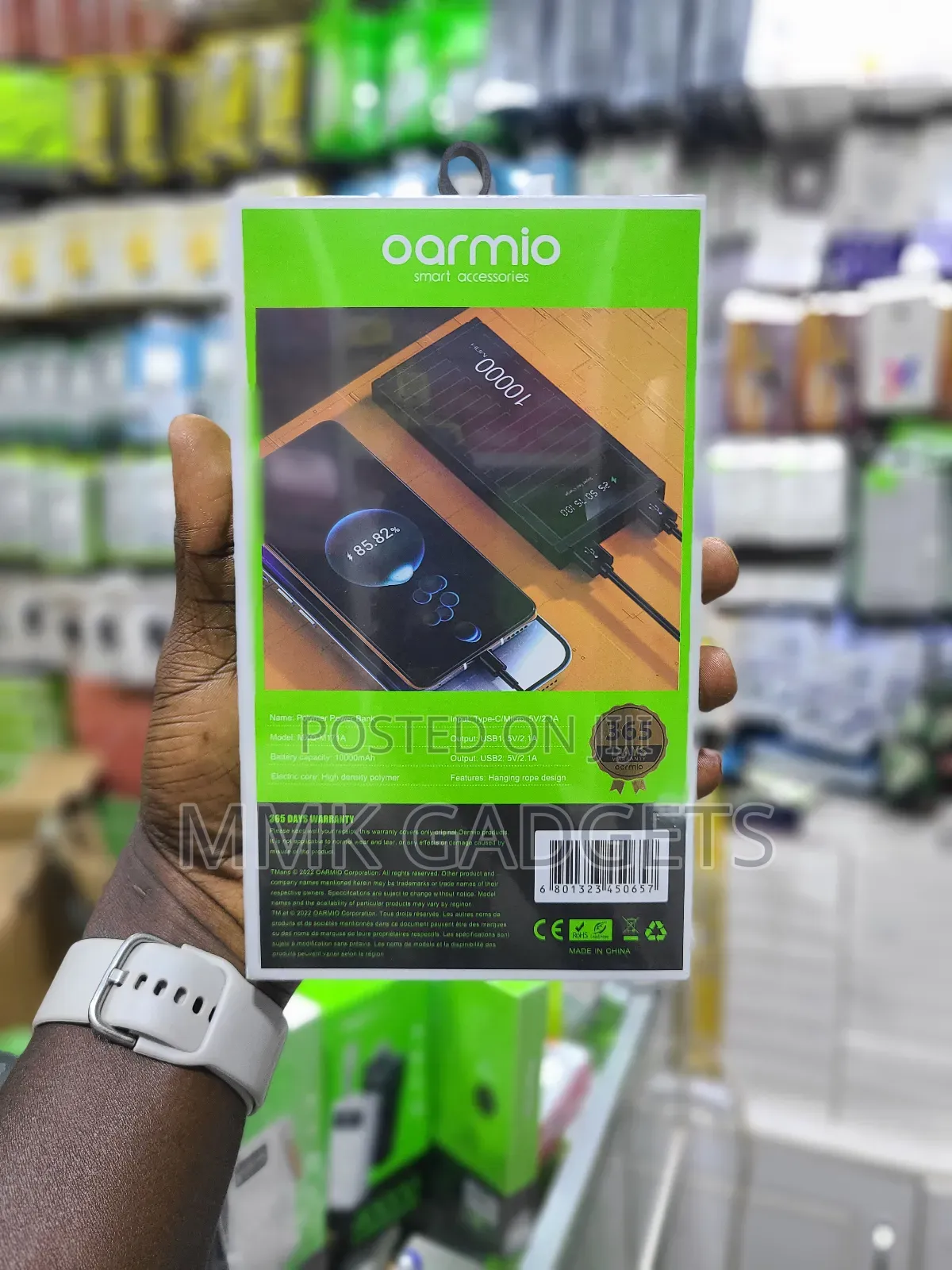 Oariomo Smart Accessories Power Bank