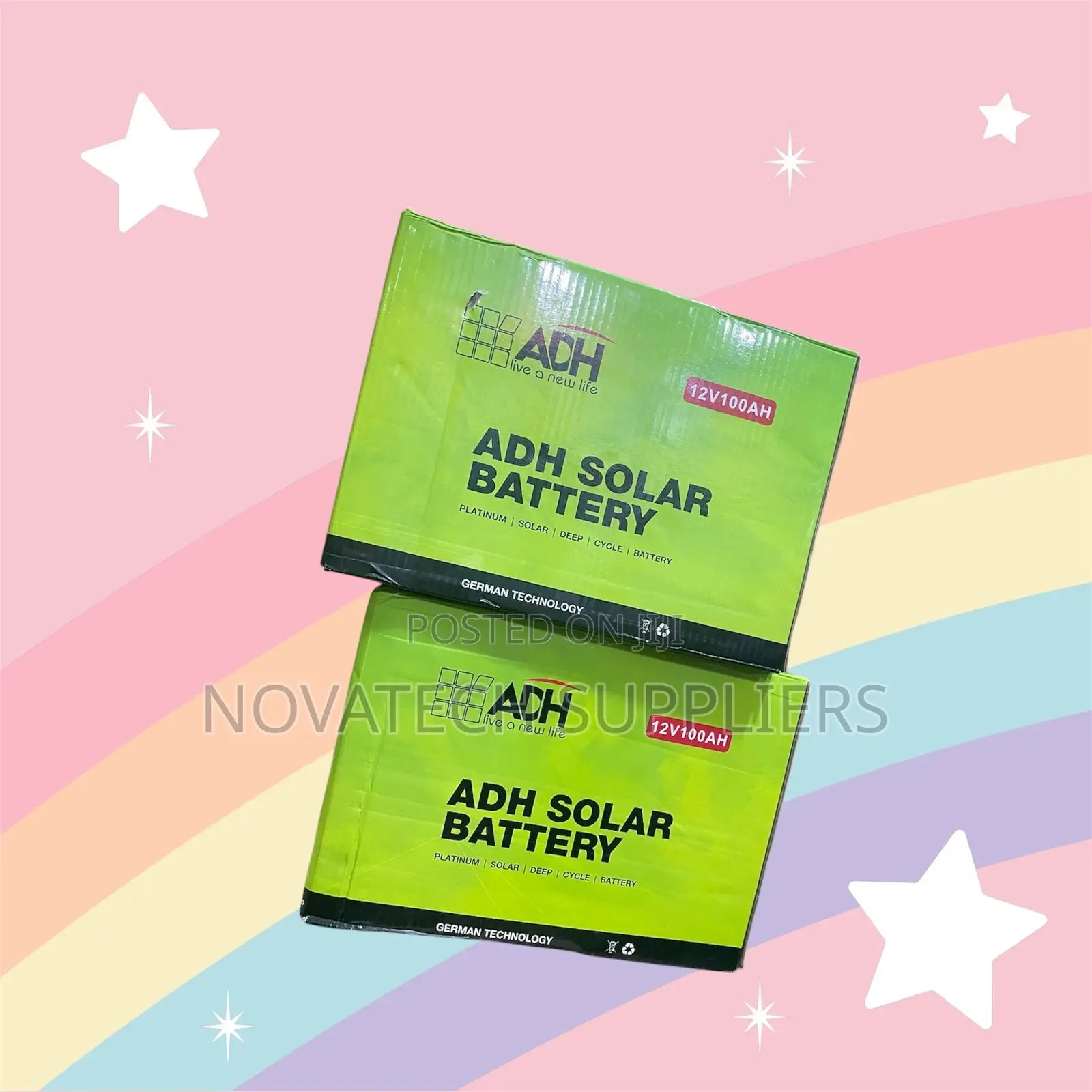 100ah ADH Solar Powder Batteries Wer