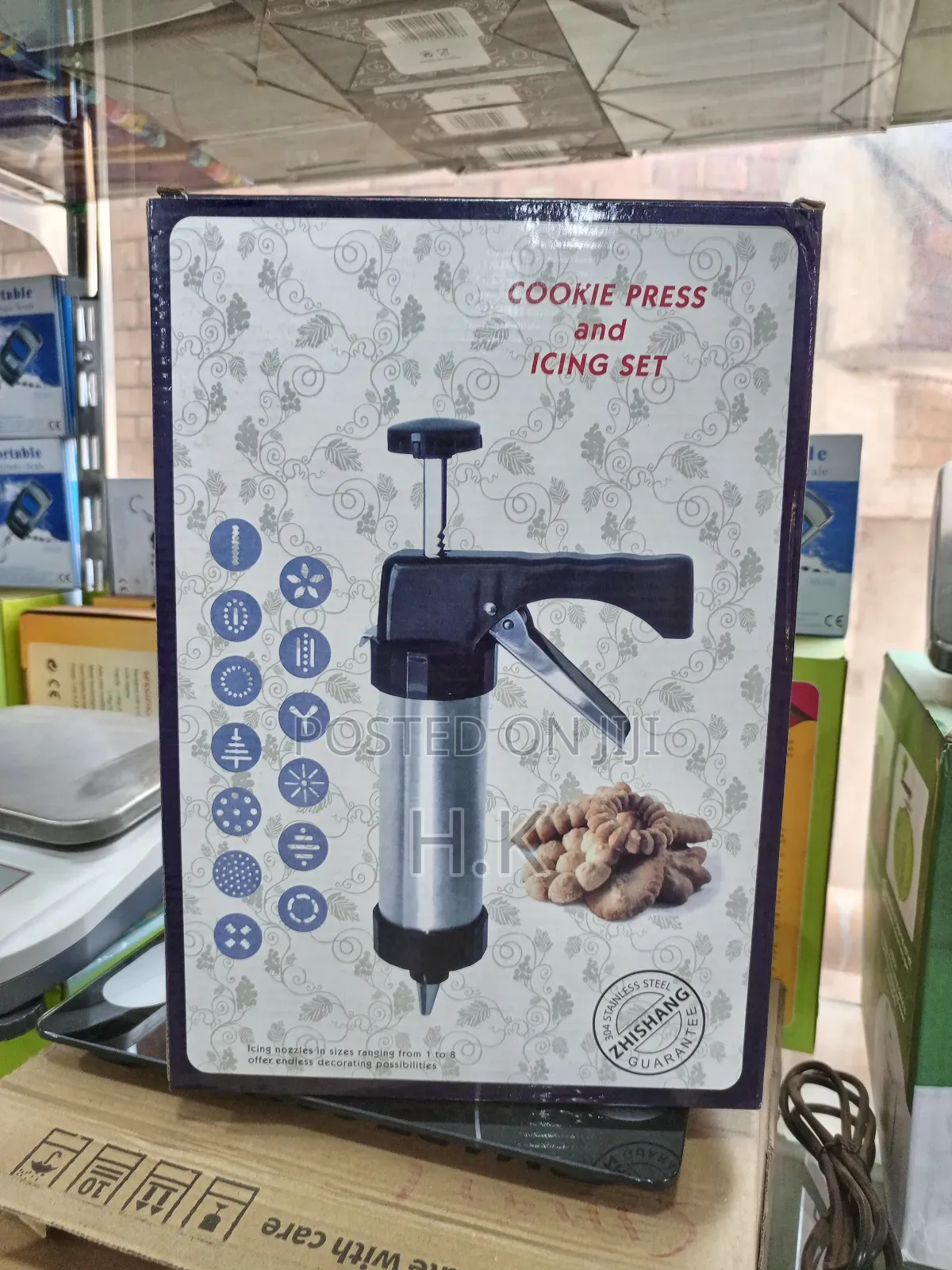 Cookie Press and Icing Set.