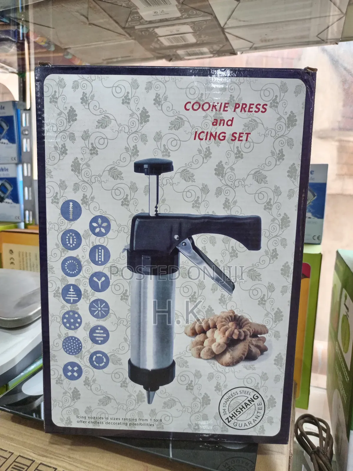 Cookie Press and Icing Set.