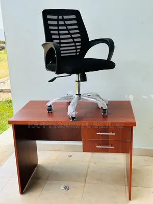 Swivel Chair and Office Table