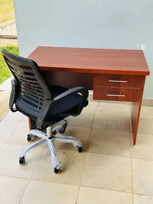 Swivel Chair and Office Table