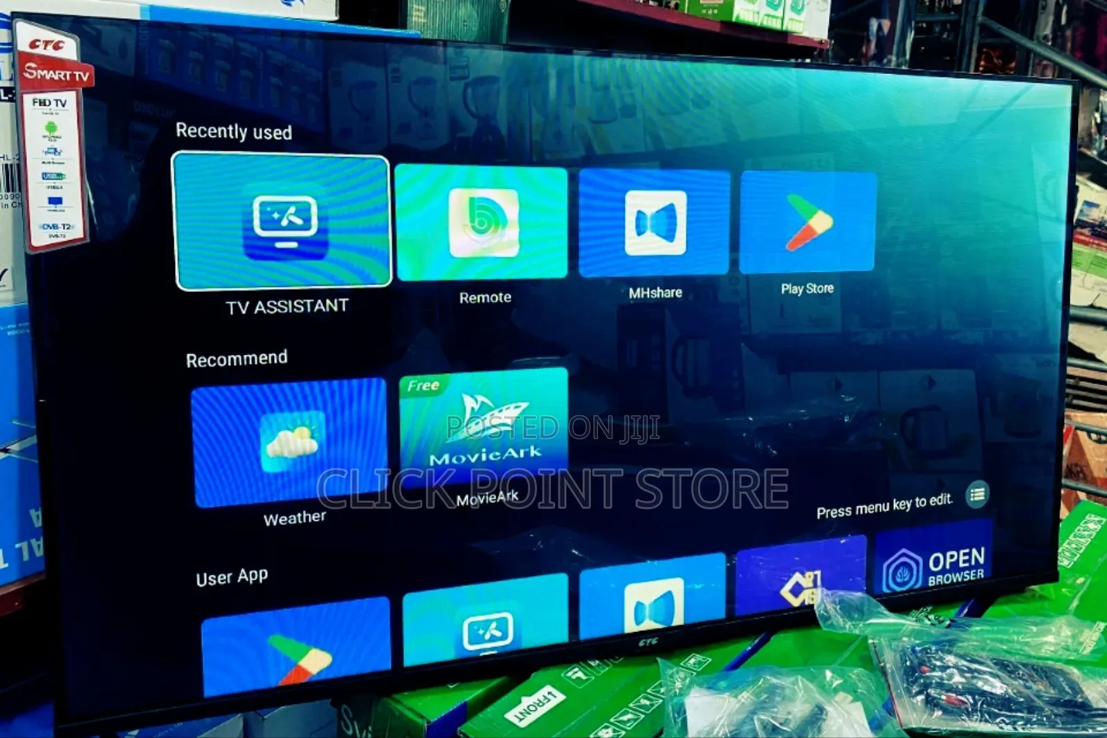 CTC 43 Inch Smart Tv/ 43" Android Tv With 2 Years Warranty
