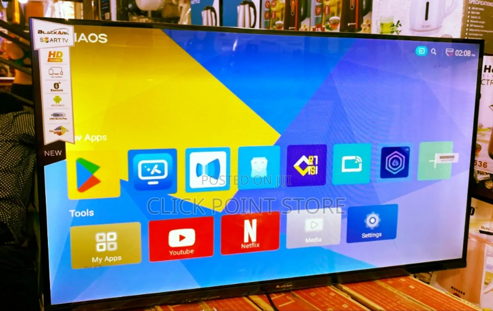 Black Ark 32 Smart Tv With Bluetooth /32 Inch Led Tv