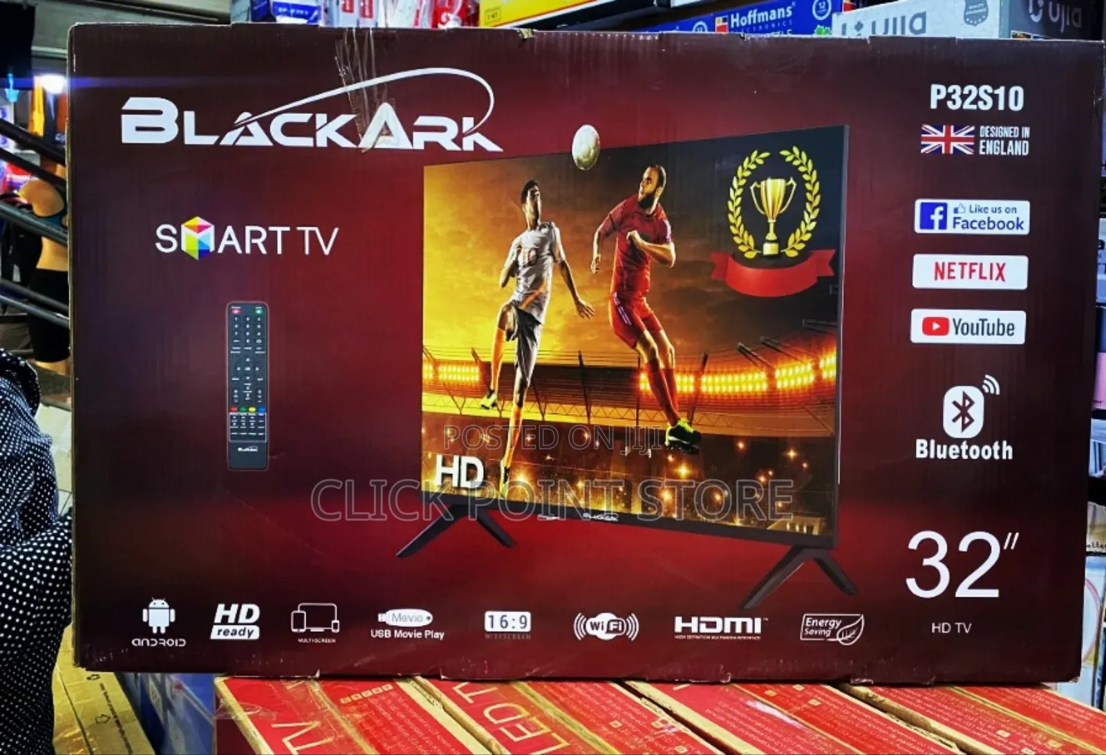 Black Ark 32 Smart Tv With Bluetooth /32 Inch Led Tv