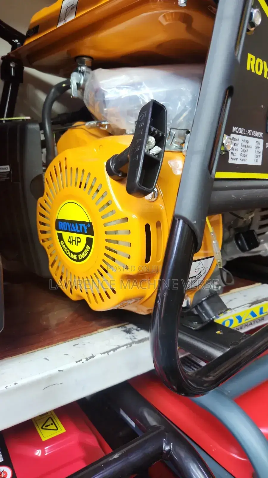 Gasoline Generator RT4500 1.5kva