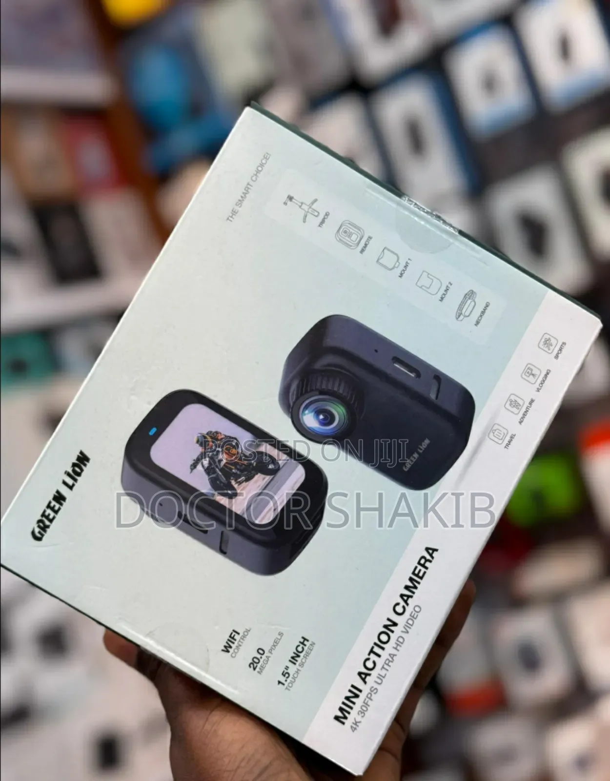 Unique Green Lion Mini Action Camera