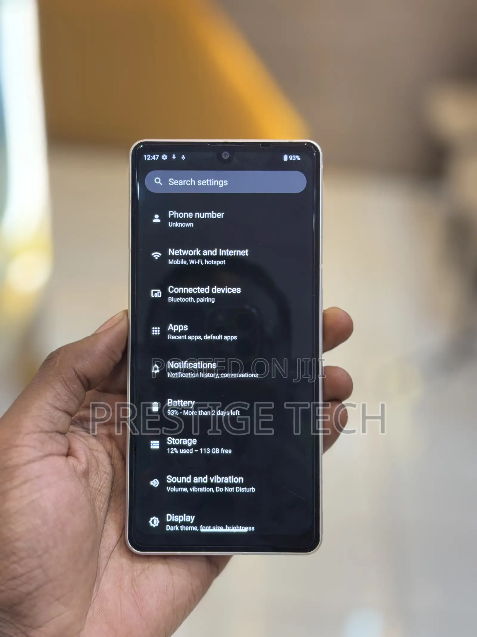 Sharp Aquos sense7 plus 128 GB Gray
