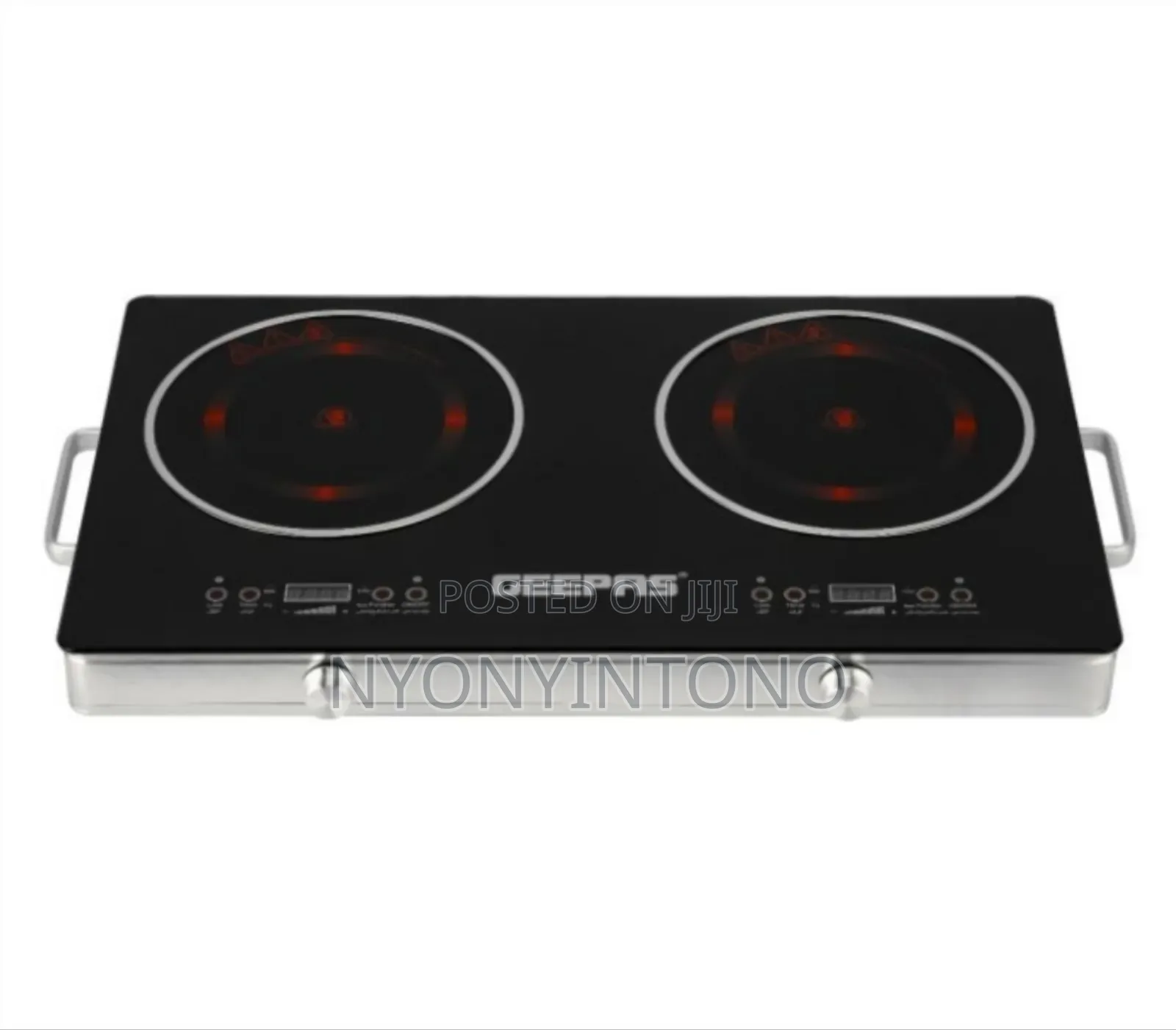 Geepas Double Infrared Cooker With 2yrs Warrantee
