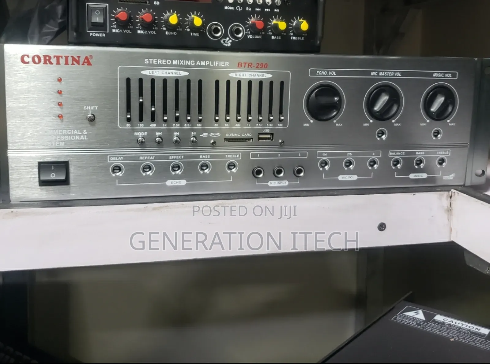 BTR 290 Amplifier With 800 W High Efficiency
