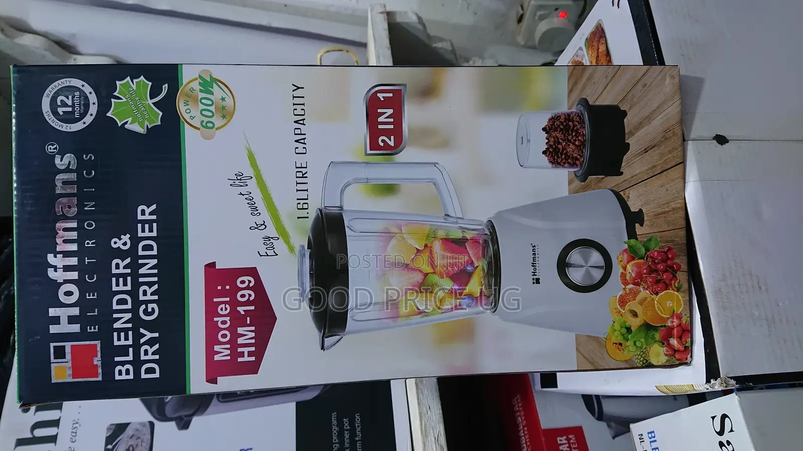 Hoffmans Blender Dry Grinder HM-199