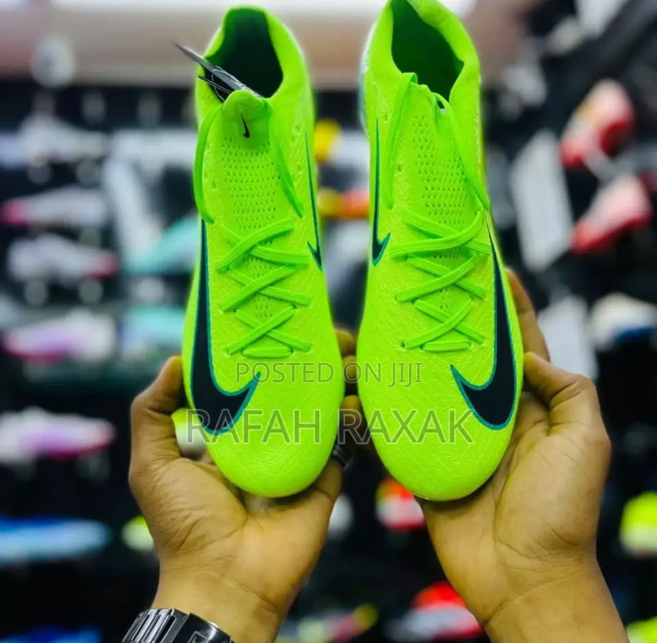 Original Light Green Nike Air Zoom Vapor 16 Football Shoes