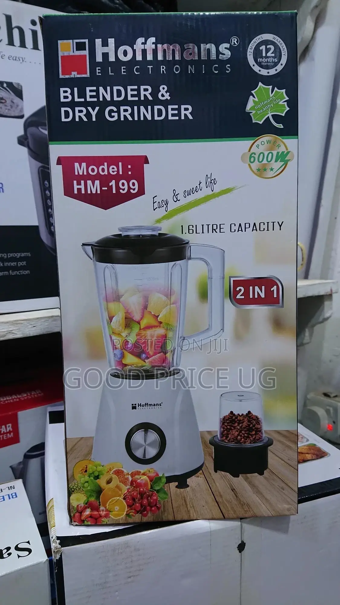 Hoffmans Blender Dry Grinder HM-199