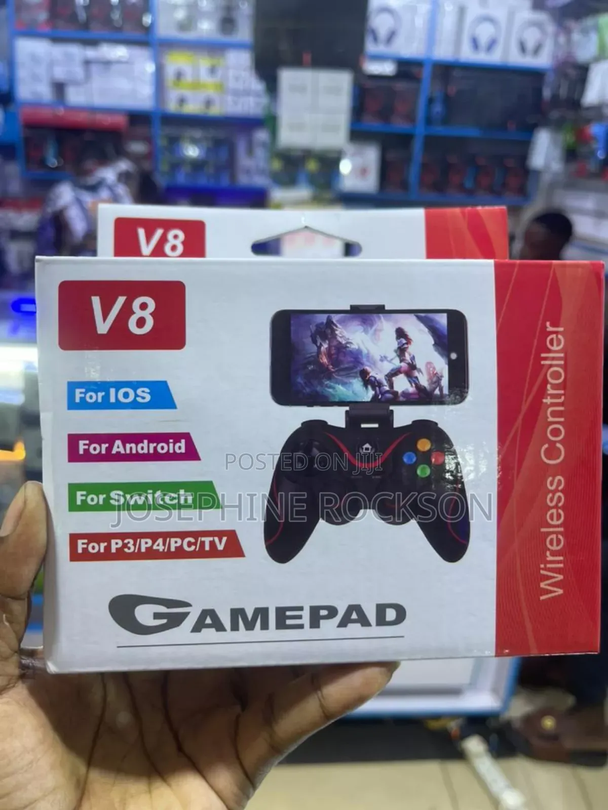 V8 Bluetooth Game Pad Controller for Phones ,TV, Computer