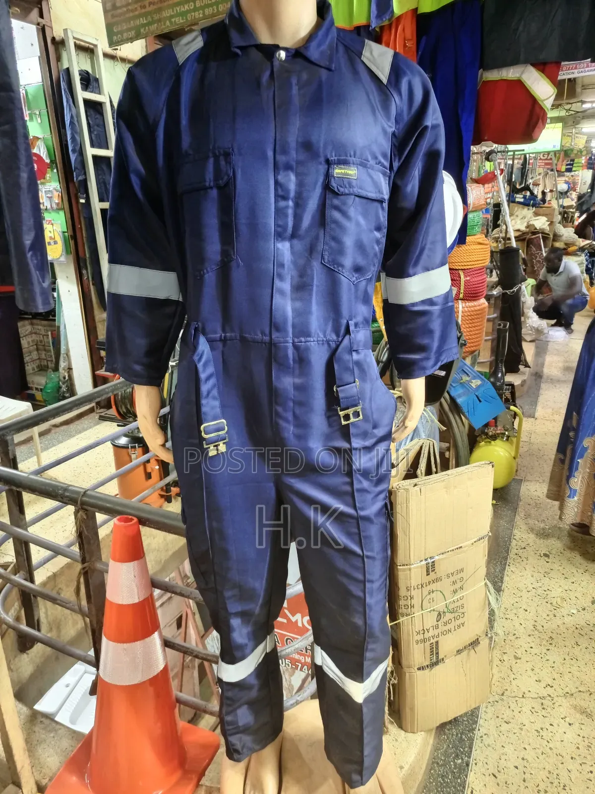 Overall With Reflective Stripes