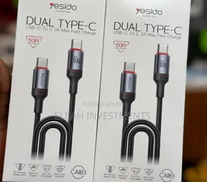 Original Quality Yesido USB C to C 60W