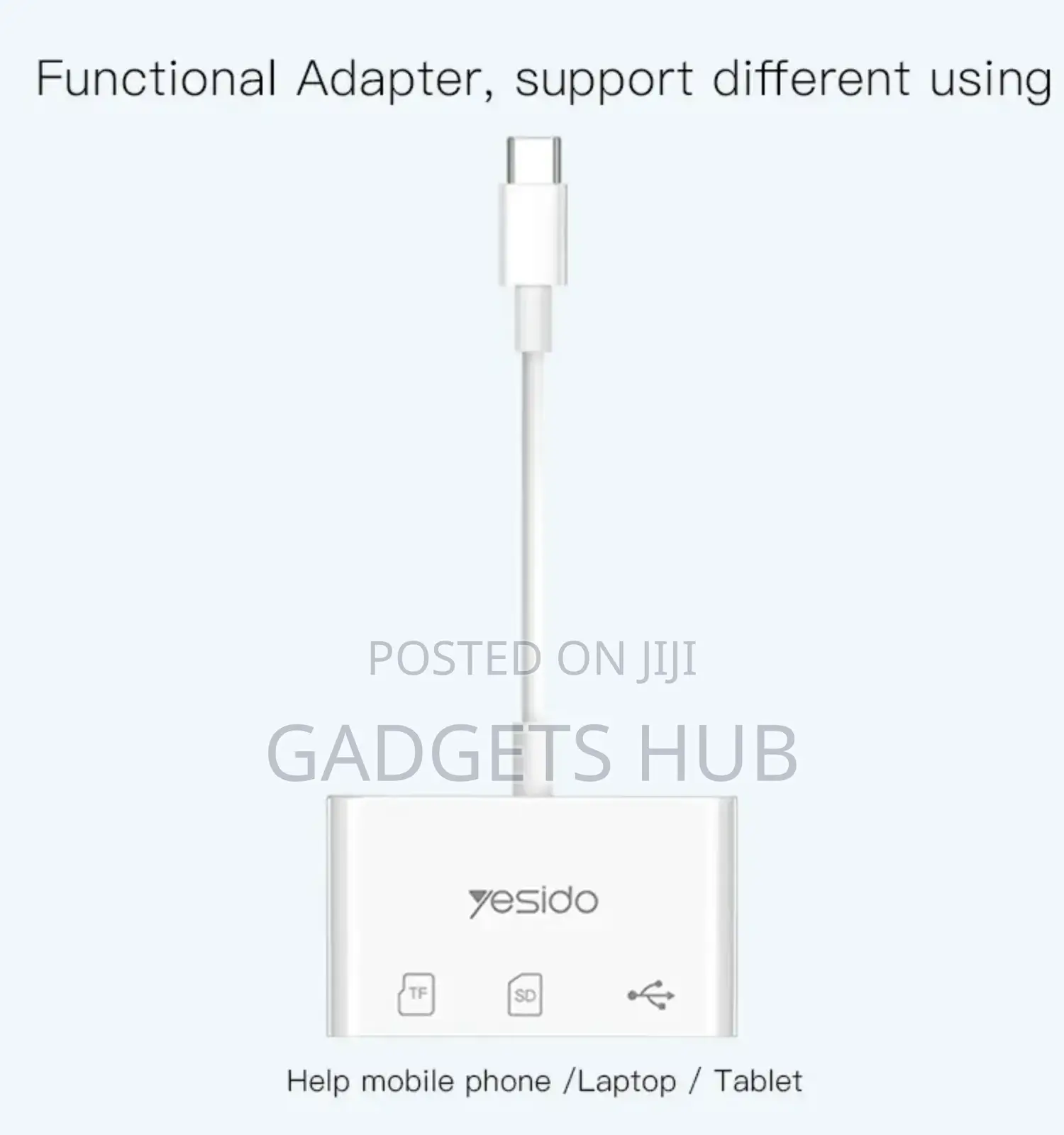 3 in 1 Type C SD TF Card Reader