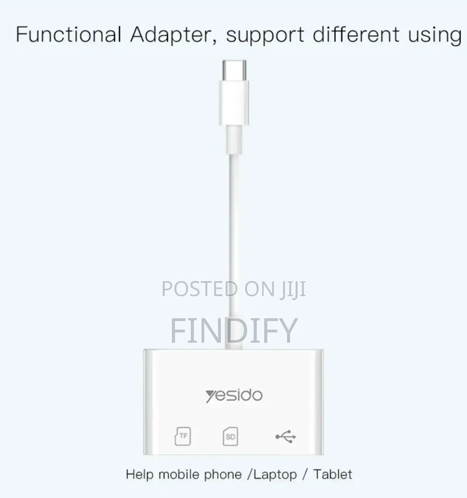 3 in 1 Type C SD TF Card Reader
