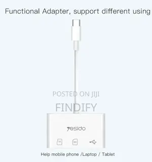 3 in 1 Type C SD TF Card Reader