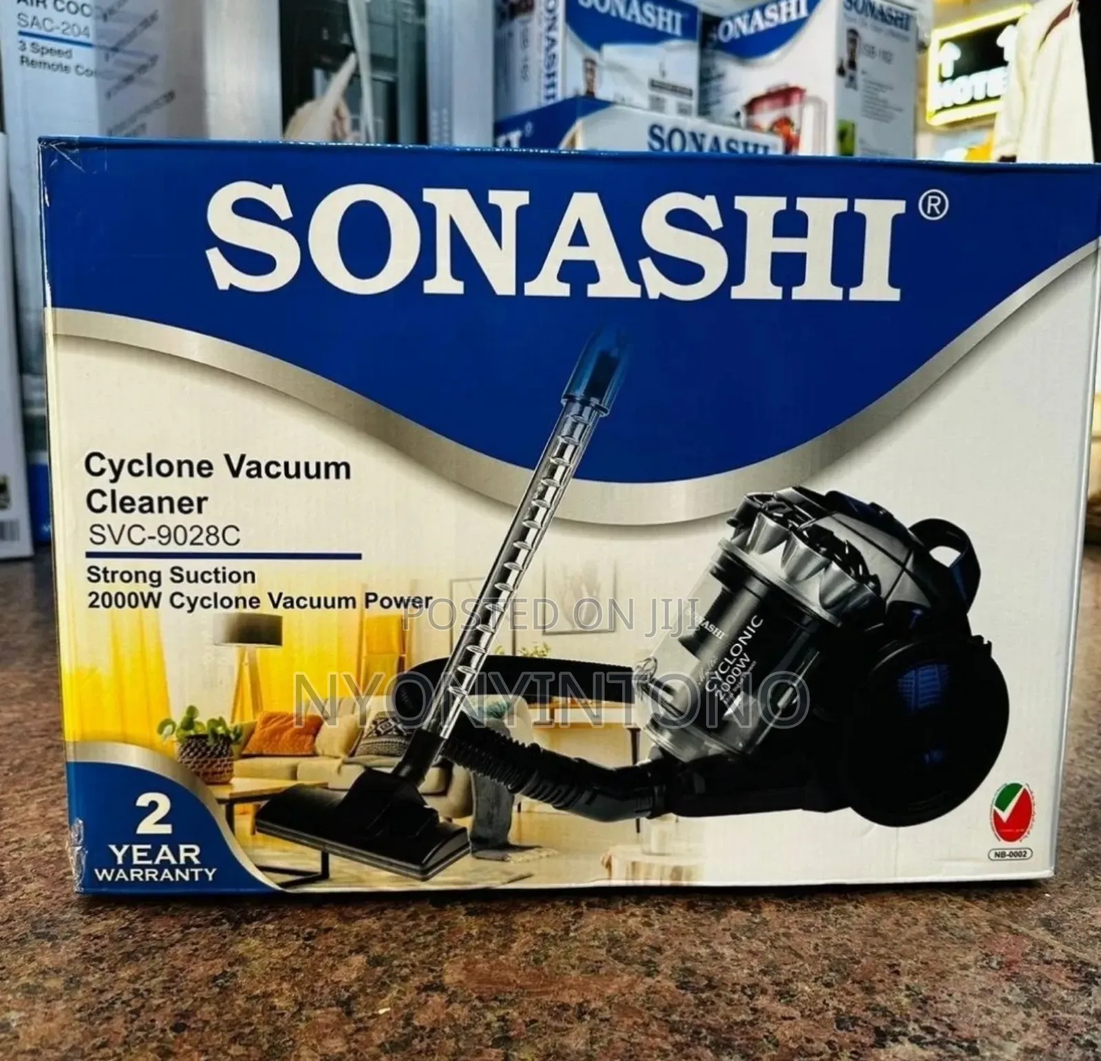 Sonashi Quality Portable Vacuum Cleaner With 2yrs Warrantee