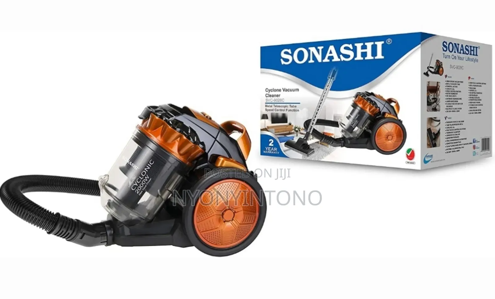Very Powerful Sonashi Portable Vacuum Cleaner With 2yrs Wrty
