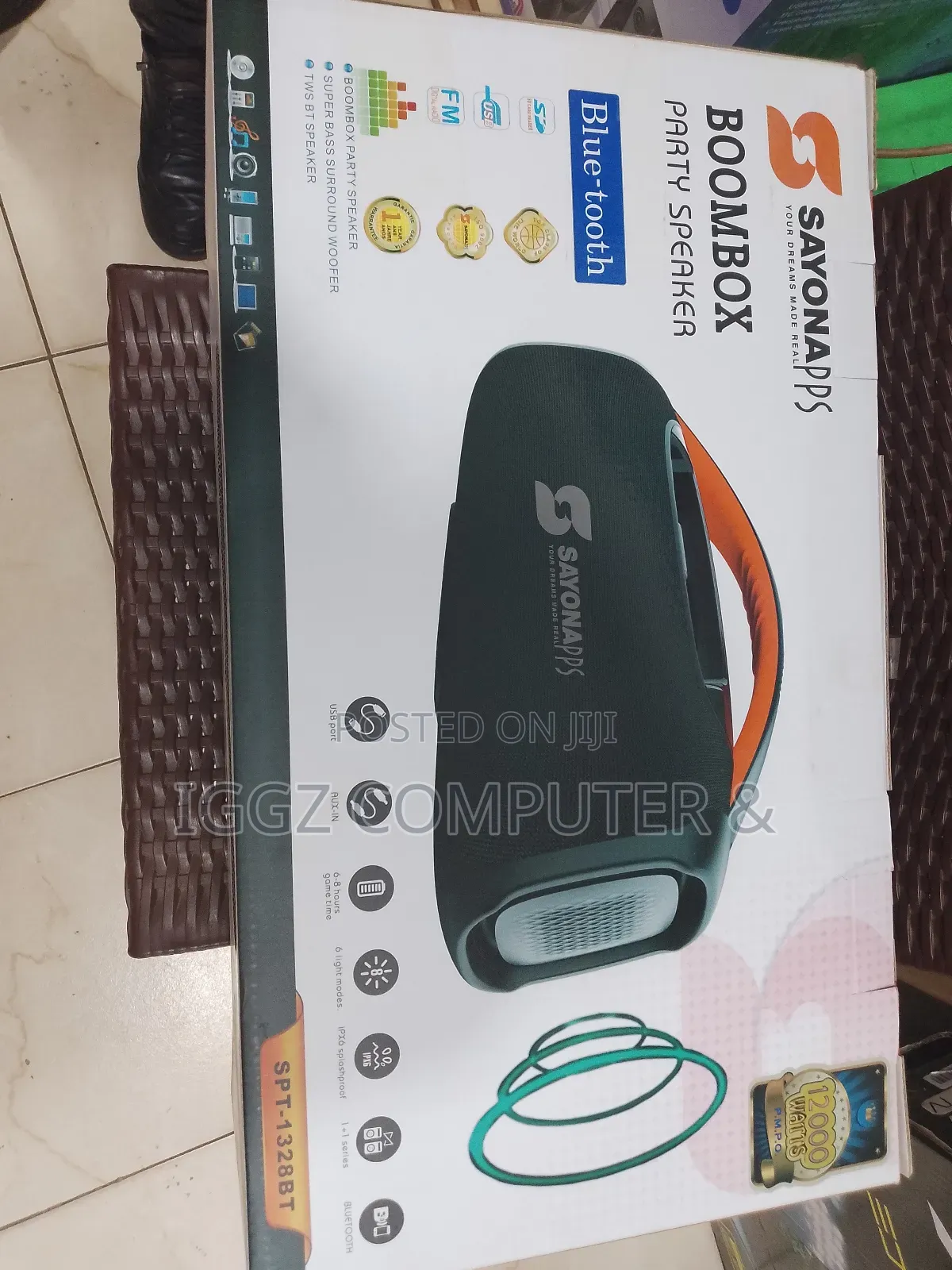 Sayona Boom Box Speaker (Spt-1328bt)