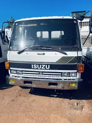 Isuzu Truck. Double Light 1998 White