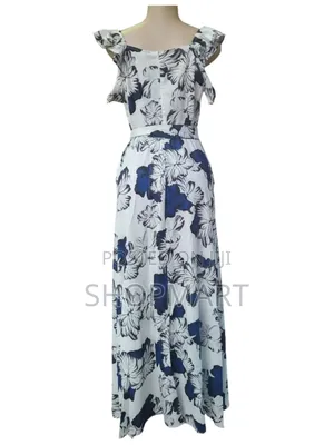 Flower Sleeveless Maxi Dress