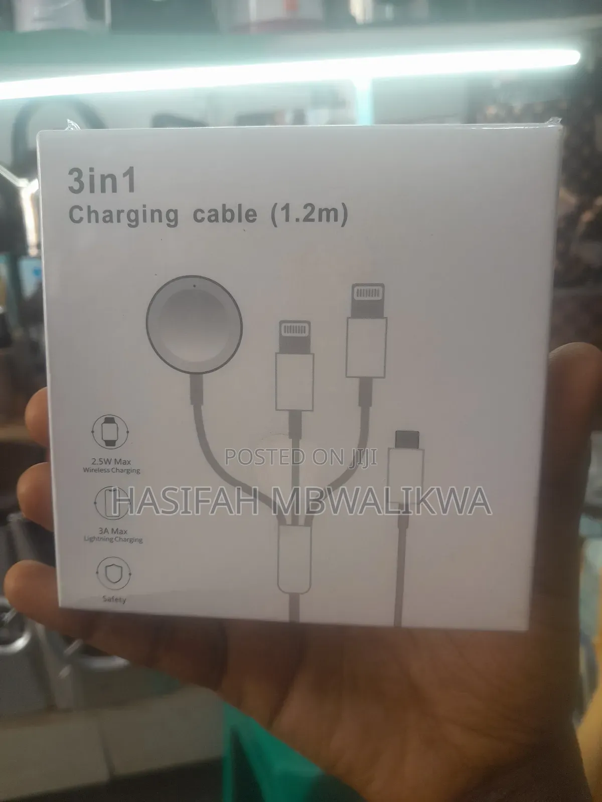 3 in 1 Charging Cable 1.2m