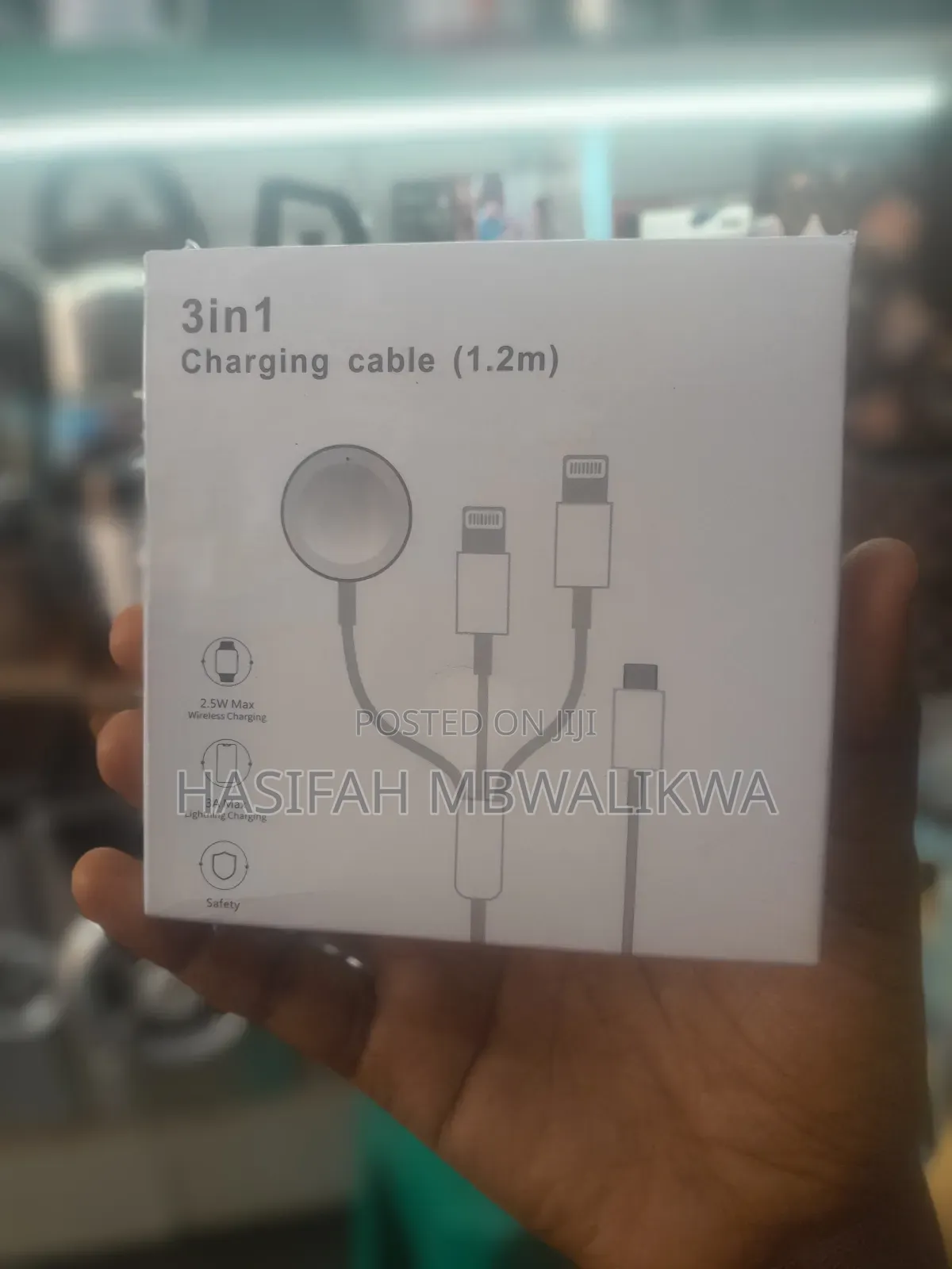 3 in 1 Charging Cable 1.2m