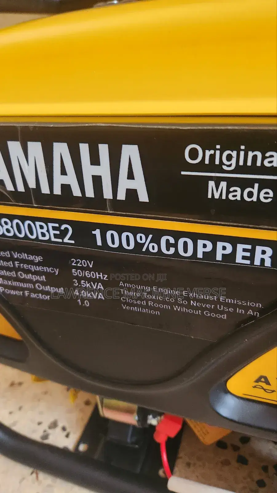 Yamaha Generator 4kva  Copper