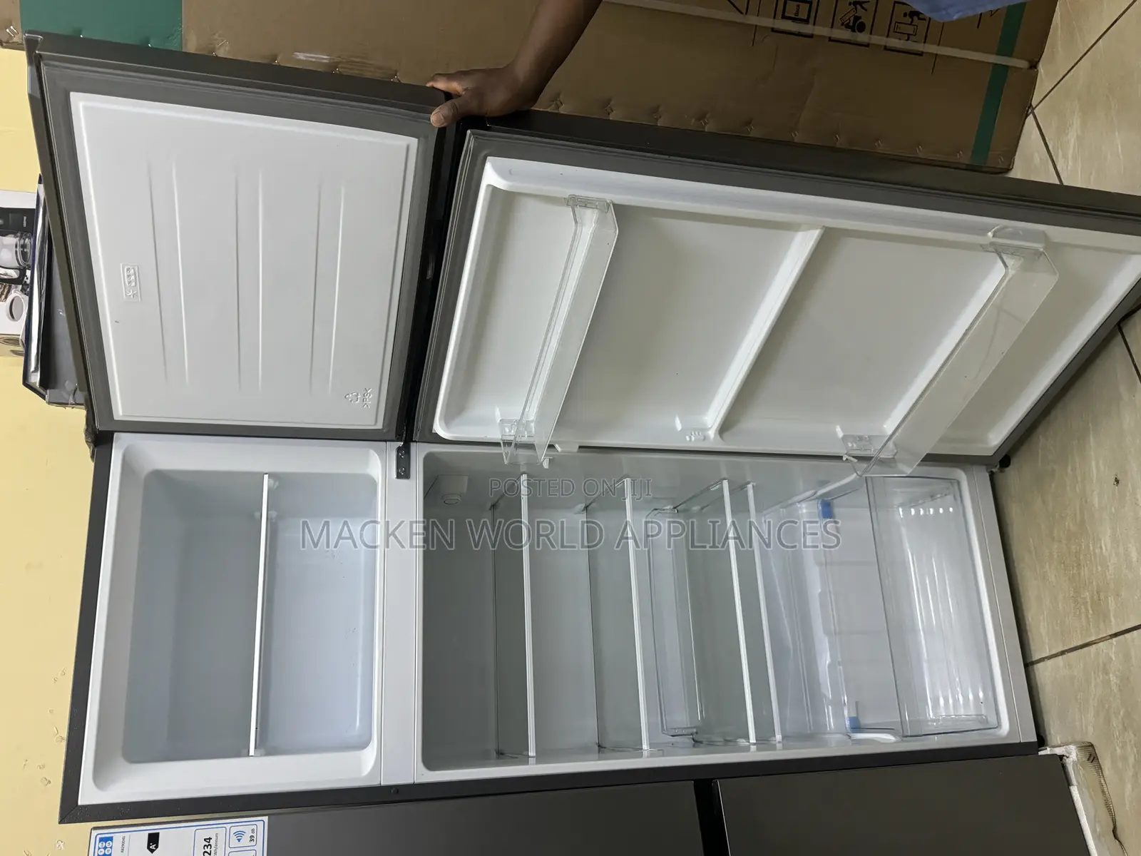 Hisense 392 Liters Double Door Fridge Used in Good Condition