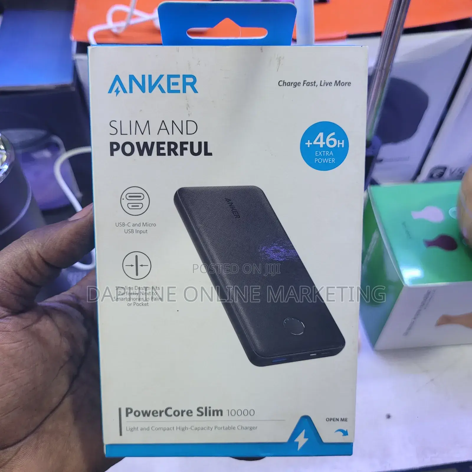 Slim Anker Power Bank/ 10000mah Slim Anker Power Bank