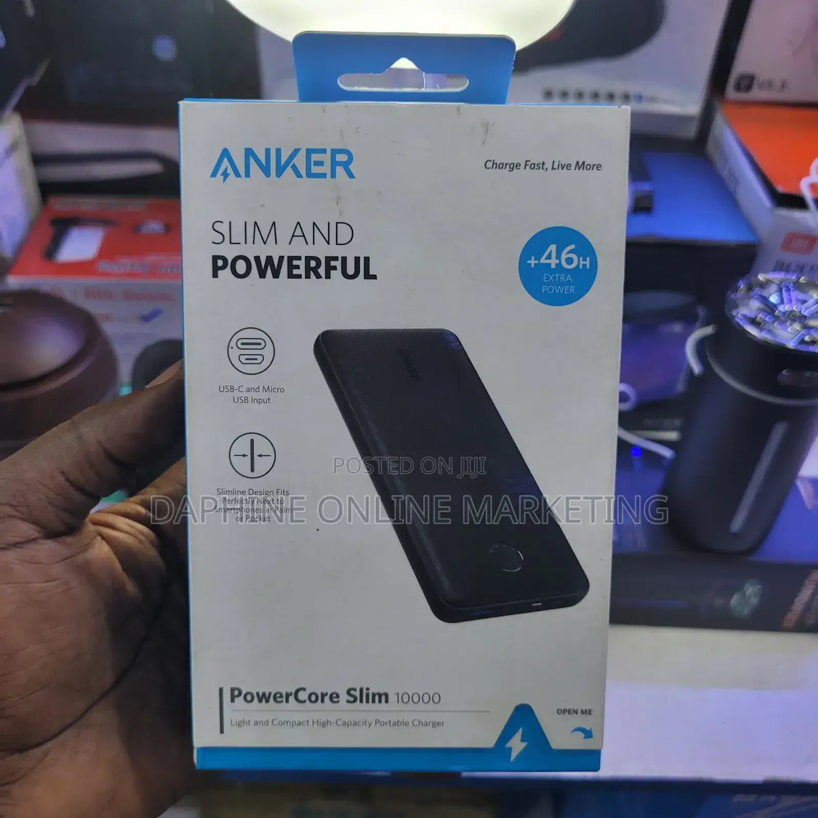 Slim Anker Power Bank/ 10000mah Slim Anker Power Bank