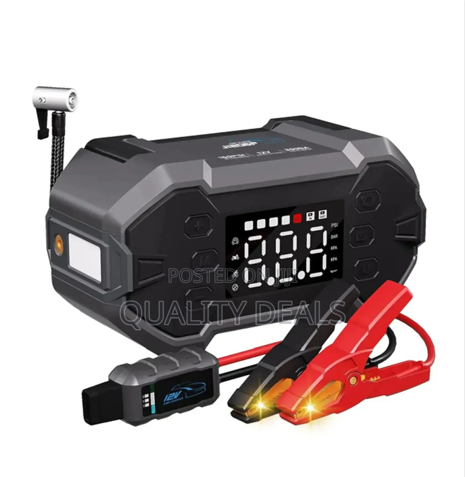GK 3000A Car Jump Starter 2000mah Booster Pump