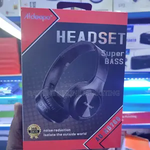 Pure Bass Aldeepo Headphone/Wireless Bluetooth Headset