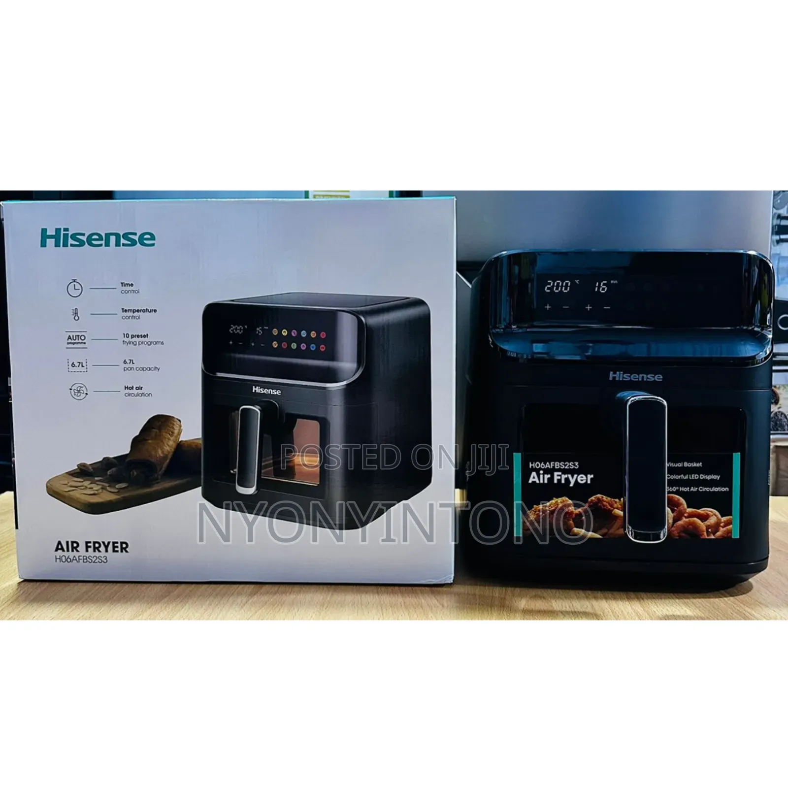 High Quality Hisense 6.7l Digital Air Fryer