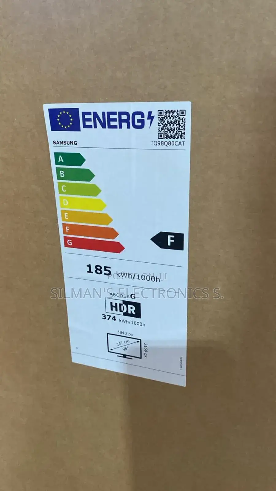 Samsung 98" Q80d Qled Tv 2024 Model