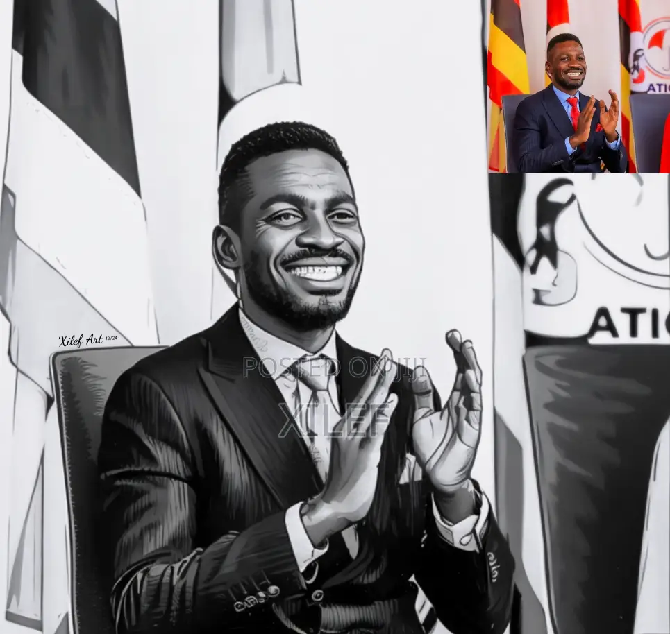 Bobi Wine's Wall Art Portrait — Let's Draw Yours