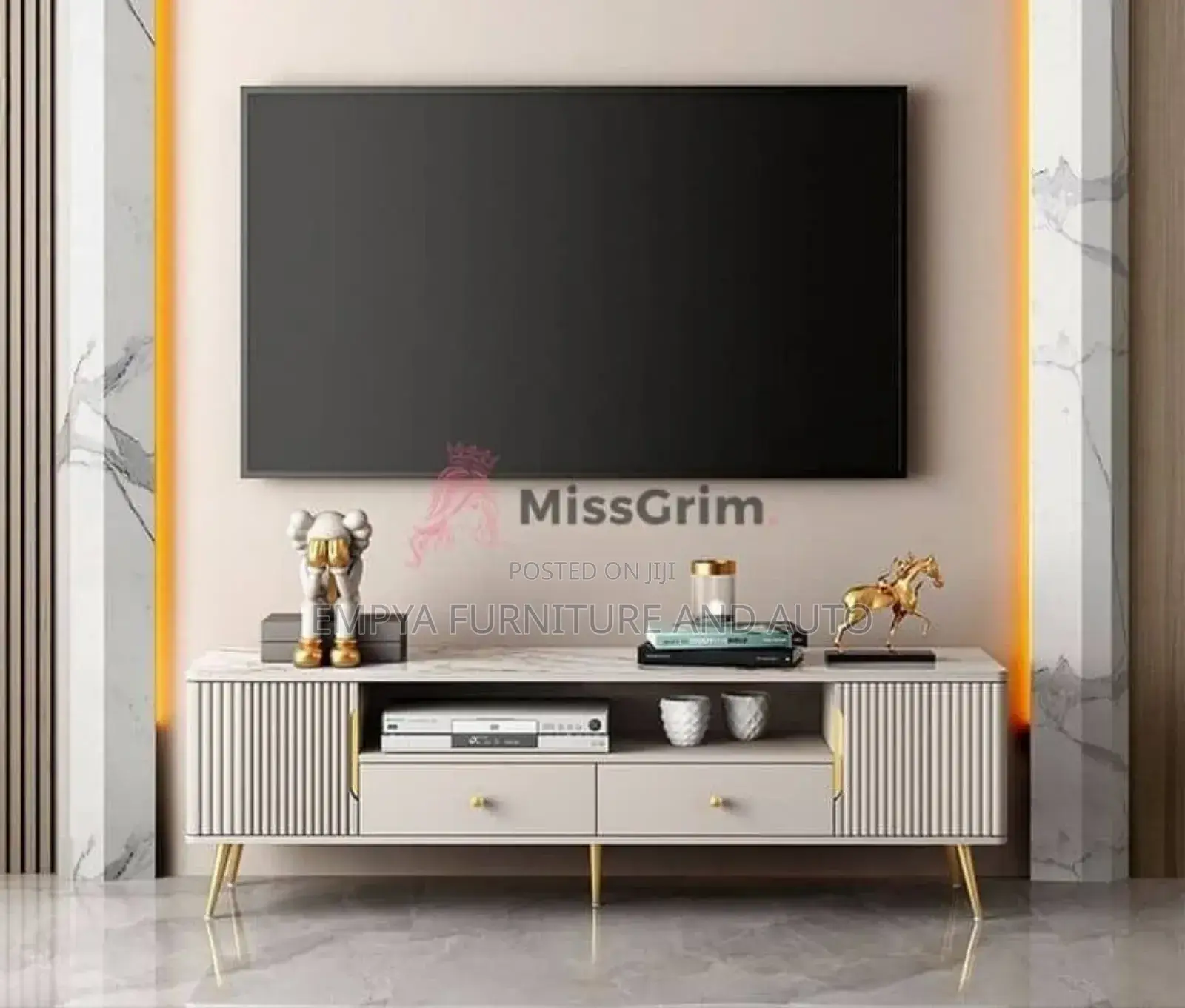 TV Stand White