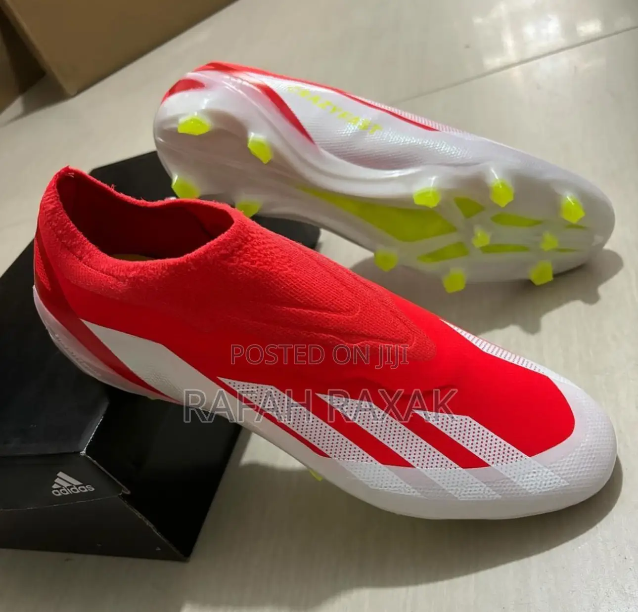 Original Adidas X Crazyfast Elite FG Laceless Foot Boots