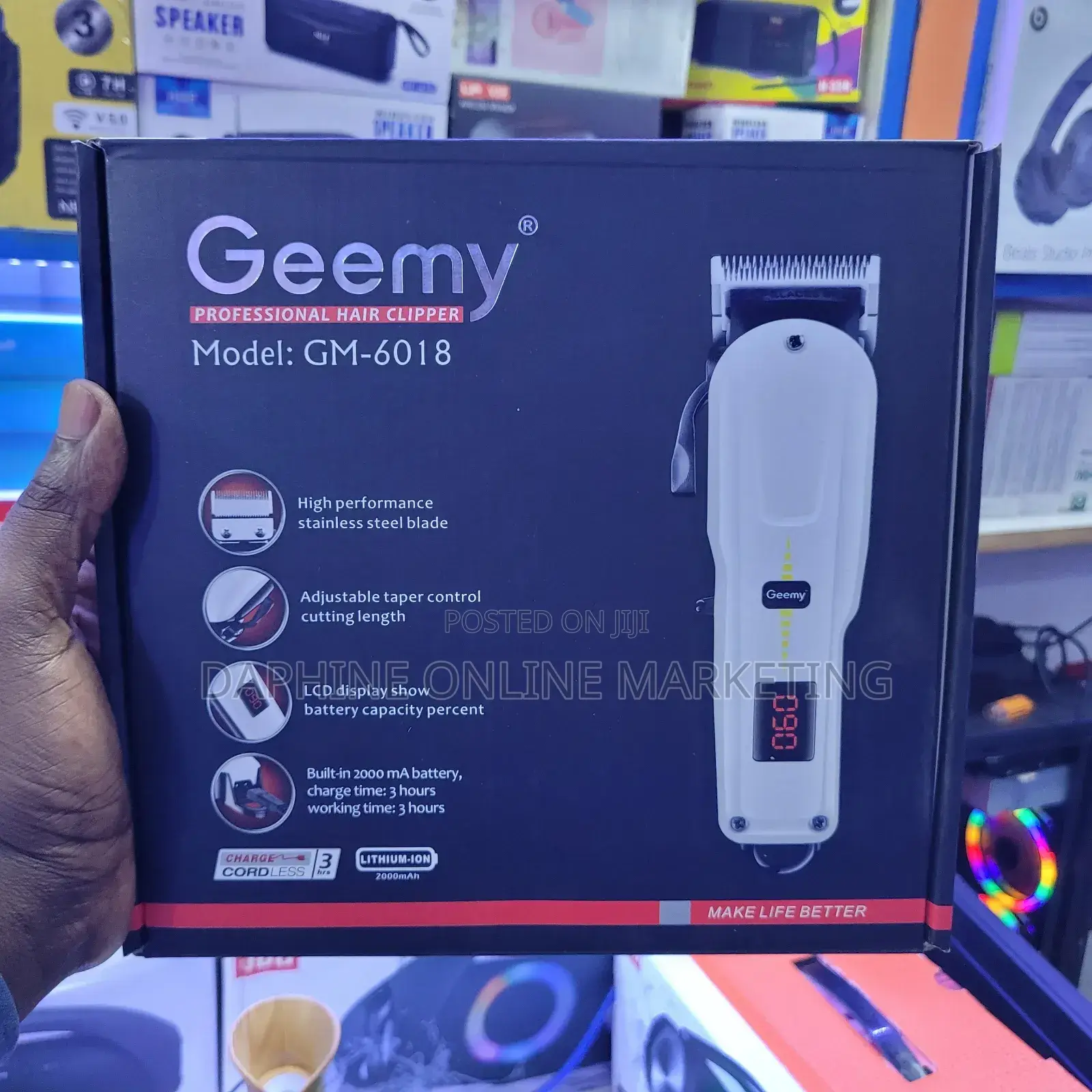 Geemy Trimmer Machine/ Rechargeable Hair Trimmer