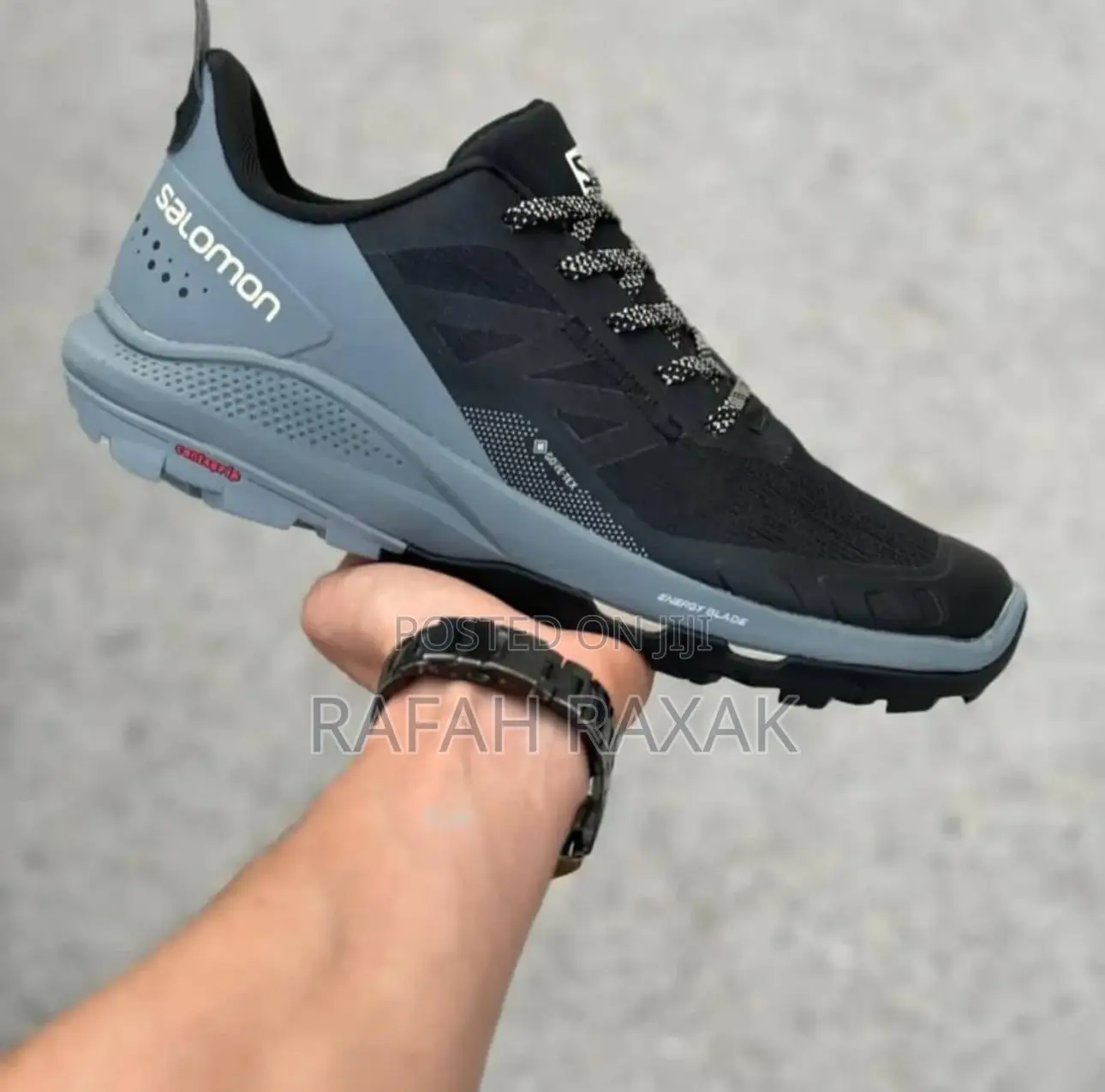 Black/Grey Salomon Outpulse Gore-Tex Casual Hiking Sneakers